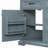 36" Bathroom Vanity with Ceramic Sink, 2 Tip-out Drawers-1115407021