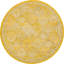 Tapis jaune à motif abstrait Kalf-31820896