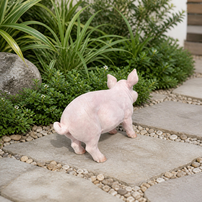 Pig Garden Statue