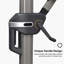 Parasol carré en aluminium décalé en porte-à-faux 9 pi avec rotation à 360 ° Rishal-1552559831
