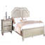 Mobilier de chambre à coucher à panneau double de style traditionnel très grand lit 1 pièce-96290448