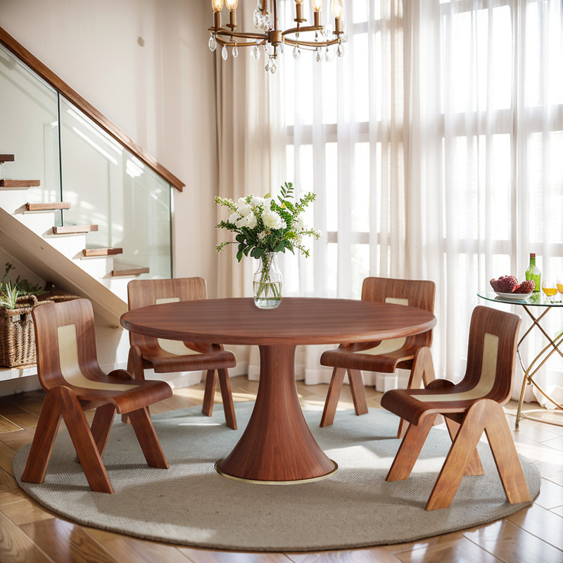 Table de salle à manger Wildon, H 29,52 po x L 53,15 po x l 53,15 po