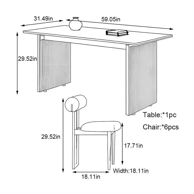 Wengel, 29.52"H x 59.05"L x 31.49"W