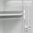 71" Tall Kitchen Pantry Cabinet with Microwave Stand, 3 Adjustable Shelves, Drawer & Rattan Doors, White-1201562448