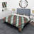 Natural Tones Grey And Beige Mosaic Geometric Shapes Duvet Cover-76290776-76290744