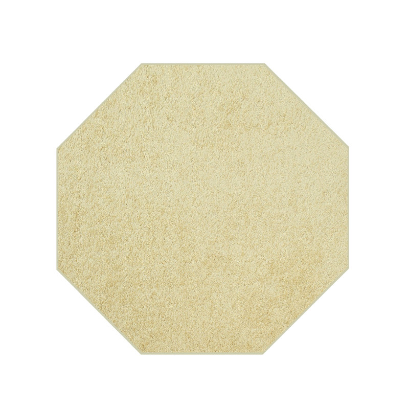 Tapis jaune Octagon Meekins, Octogone 3 pi