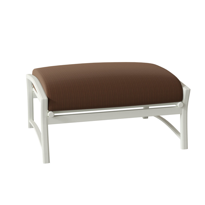 Repose-pieds d'extérieur avec coussin Corsica, Eau gazeuse, Coquillage