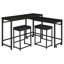 Ensemble de tables 4 pièces à hauteur de comptoir Klekner