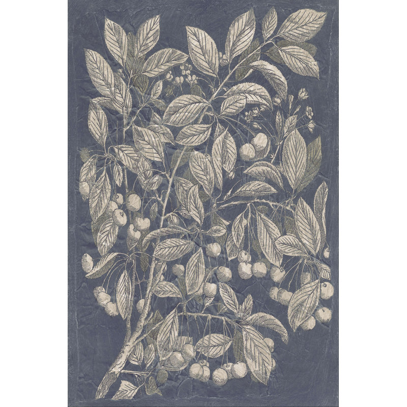 Rétro fruits et fleurs III, H 12 po x l 8 po