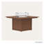Table de foyer d'extérieur carrée 42 po POLYWOOD-31636161