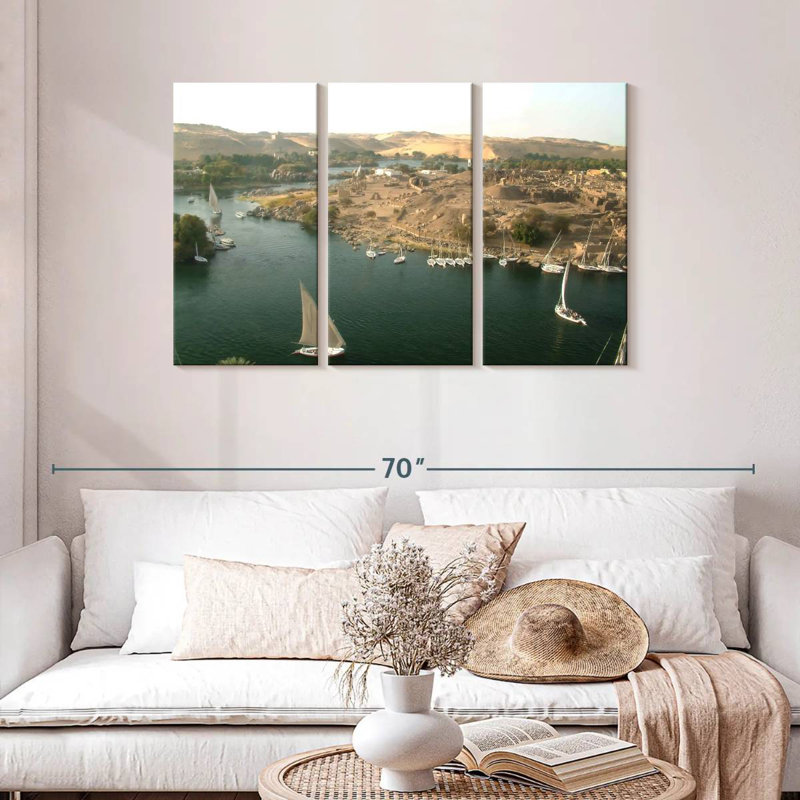 Mehar Aswan Nile Boats, 24" H x 38" W