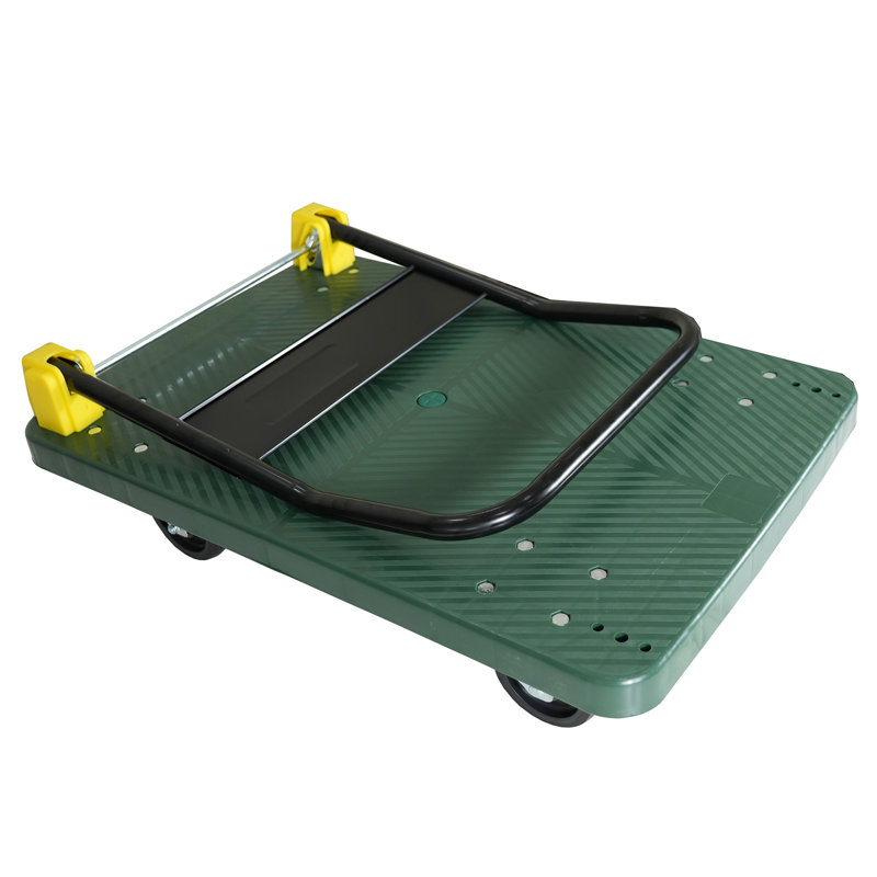 Chariot à main capacité pliable, H 35,6 po x l 23,6 po x P 35,8 po, Vert