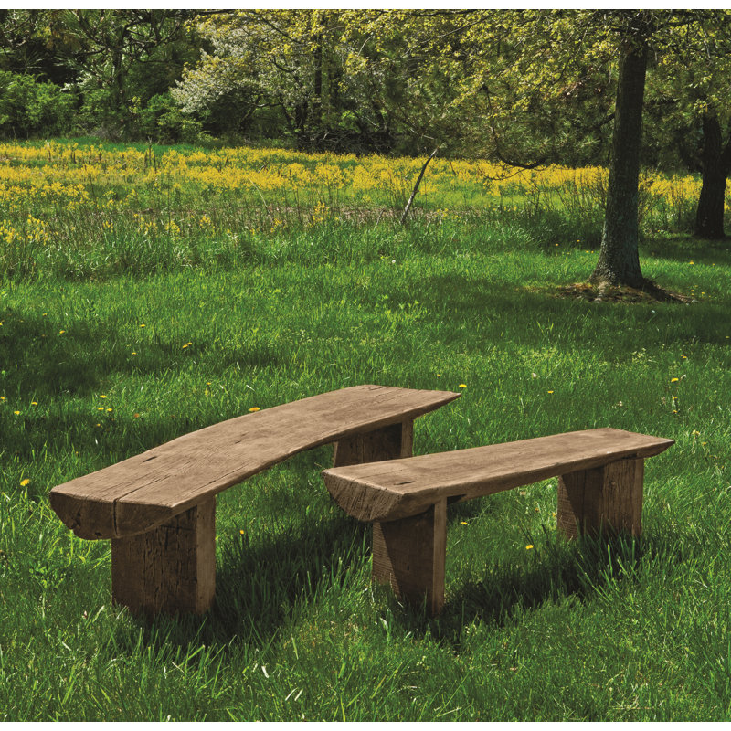Beauvais Outdoor Bench, 16.75" H x 72.5" W x 14.5" D, Brownstone