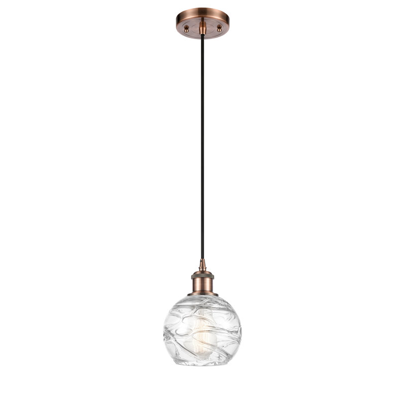 Aanya 1 - Light Single Pendant, No Bulb Included, Antique Copper