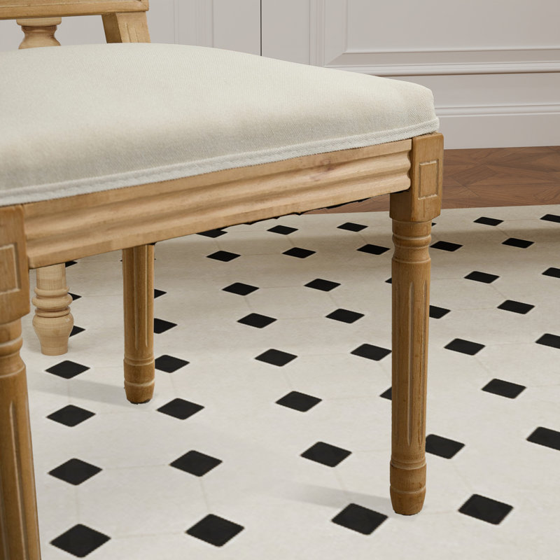 Chaise rembourrée de 19,68 po de largeur, Beige