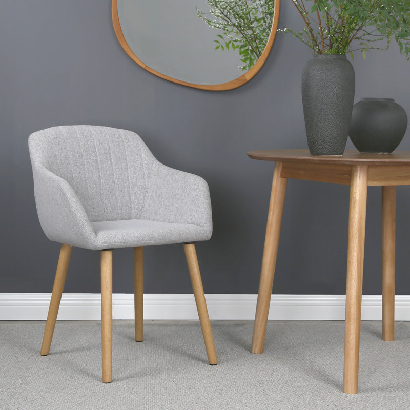 Upholstered Armchair, Grey