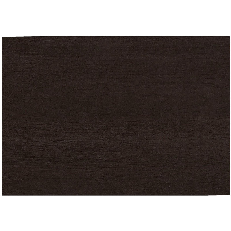 Bibliothèque, bibliothèque, 6 niveaux, H 72 po, bureau, chambre à coucher, stratifié, blanc, transitionnel, Espresso