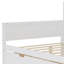 Lit de jour en bois avec tablettes de rangement, lit multifonctionnel avec deux tiroirs de rangement et bureau d'étude-939883843-939883842