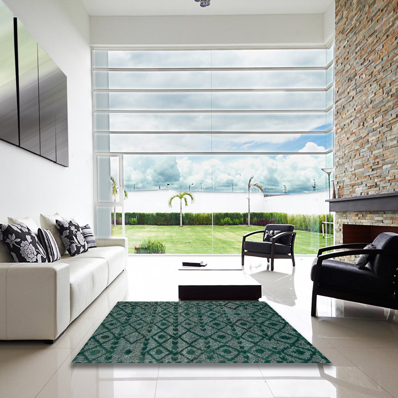 Ambr Ikat Indoor Rug, Square 6'