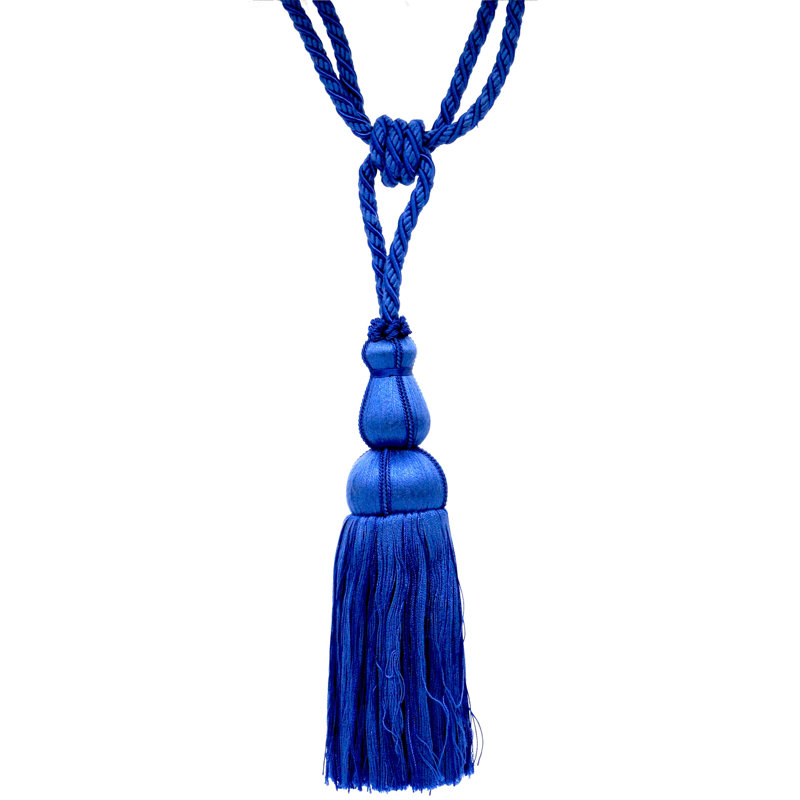 Bleier Rayon 10" Curtain Tieback, Royal Blue