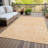 Evalora Orange Washable Indoor-Outdoor Rug - -451596974