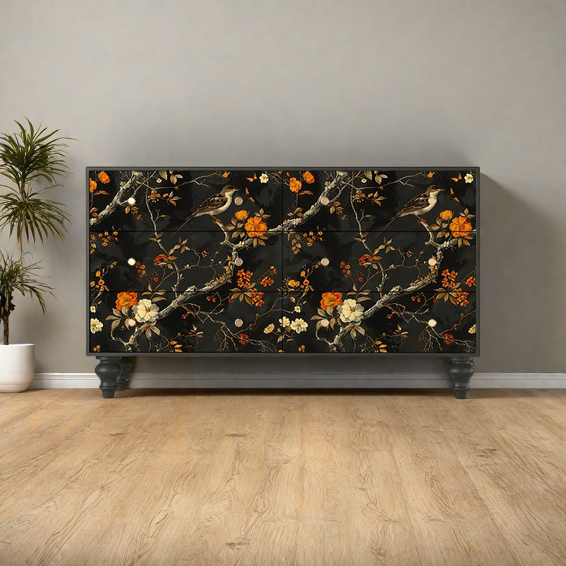 Commode à tiroirs en bois massif