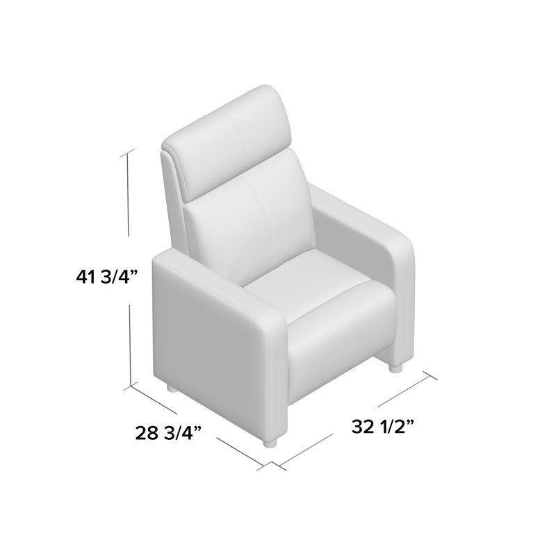 Schaller Faux Leather Home Theater Seat