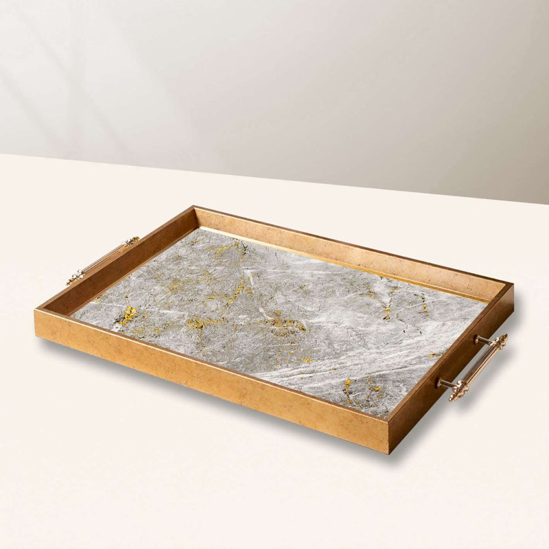 Elegant Glass Serving Tray, 19.7 x 11.4 x 1.4 inches | 100% High-Quality Glass | Perfect for Entertaining & Serving | Stylish and Functional Design for Home & Parties | Durable and Easy to Clean