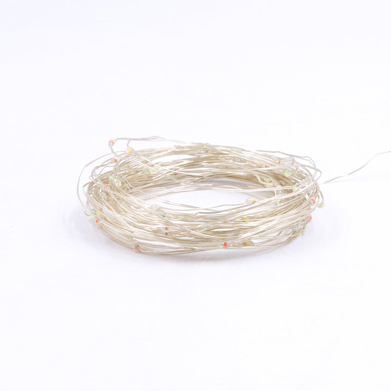 1190cm LED Solar Powered 100 - Bulb Fairy String Light