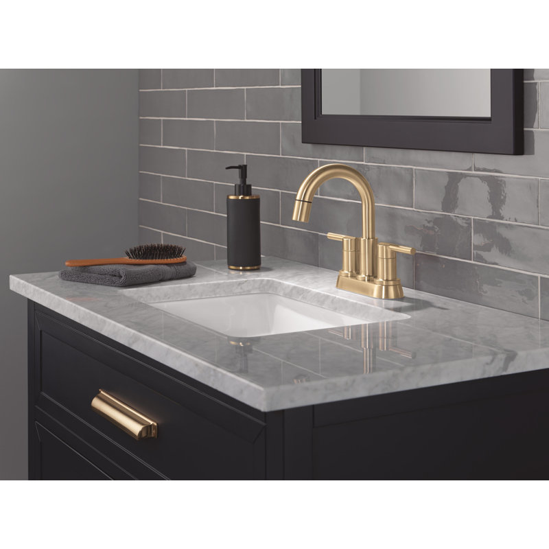 Robinet pour salle de bain Nicoli, Bronze champagne