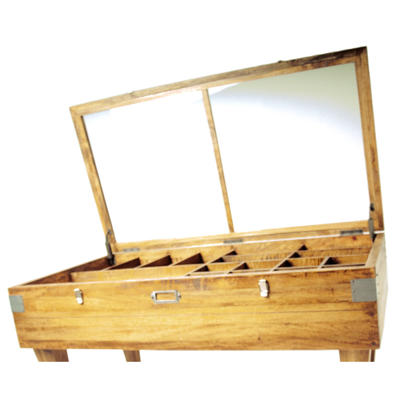 Kathie Four Leg Coffee Table with Storage