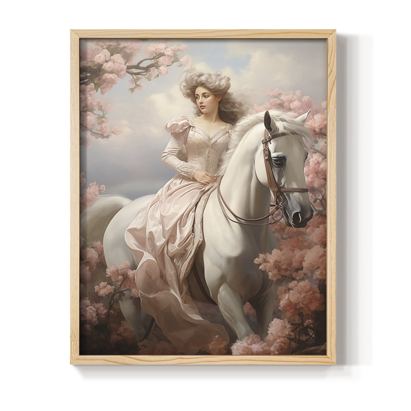 Reproduction encadrée WOMEN Series CMLVI - bois massif, Naturel, H 15 po x l 12 po
