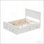 Structure de lit grand avec 6 tiroirs de rangement en bois-1609436322