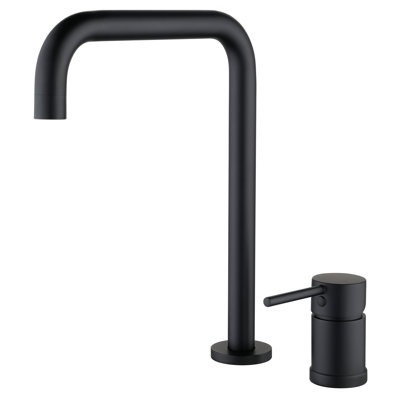 11.81" Bathroom Faucet Single Handle Lavatory Sink Faucet, Solid Brass Vanity Faucet