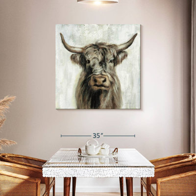 Vache highland, brun