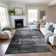 Premium Machine Washable Elize AMF1473 Abstract Rug