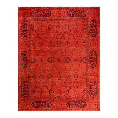 Overyed One-of-a-Kind Rectangle 8'1" X 10'2" Hand Knotted Area Rug