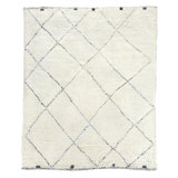 Moroccan Wool Geometric Area Rug