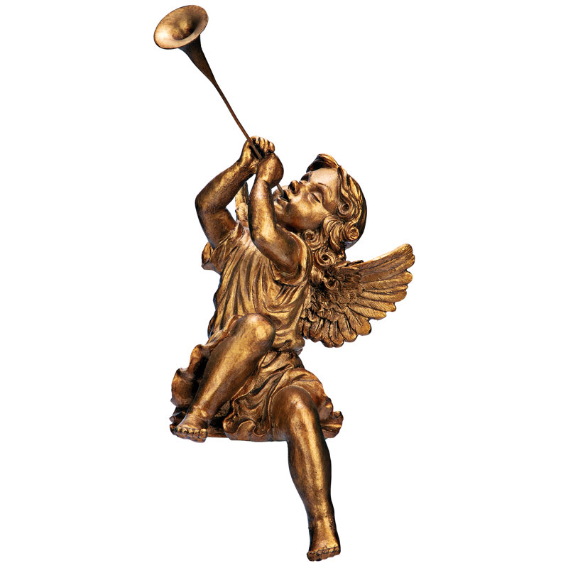 Figurine de fille trompette Anges de Saint-Pierre