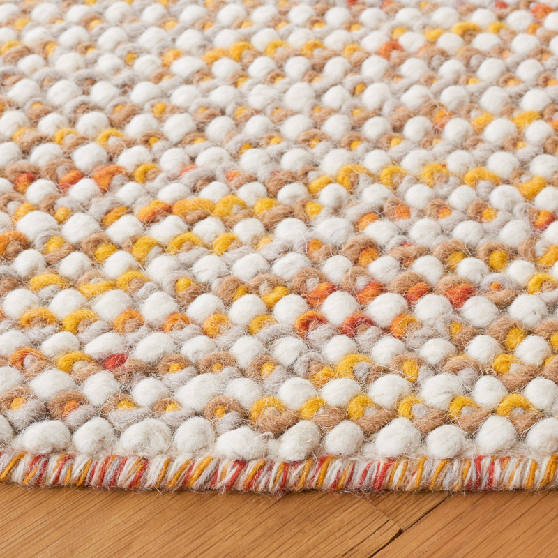 Ardonia Hand Woven Wool Rug, Round 6'