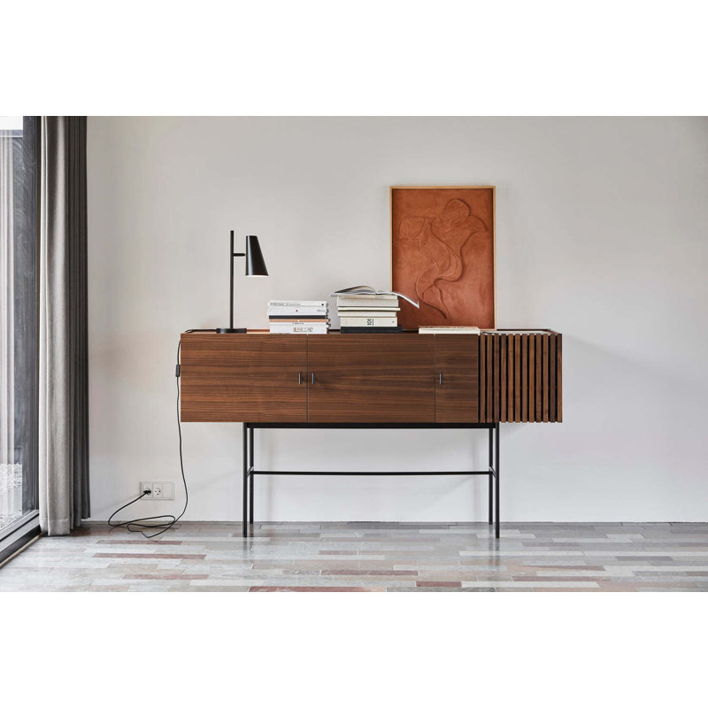 Array Sideboard (180 Cm), Black/Walnut