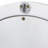 Luxury Makeup Vanity Desk with Oval Mirror, 3-Drawer Dressing Table-1307006373