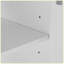 Meuble de salle de bain autoportant blanc de 70,6 cm (27,8 po), meuble de rangement compact pour l'organisation de la salle de bain-659288437-659288436