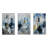 Colleen Modern Abstract Wall Art Print - 24"W X 40"H - Multicolor