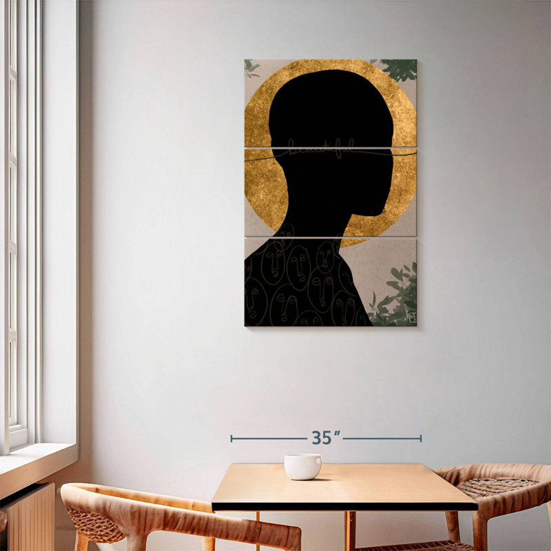 Beautiful Being, 57" H x 36" W