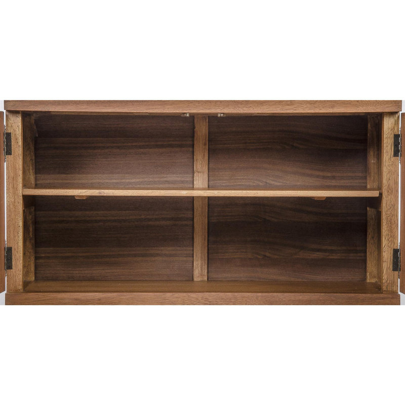 Quadrant 52'' Solid Wood Sideboard, Dark Walnut