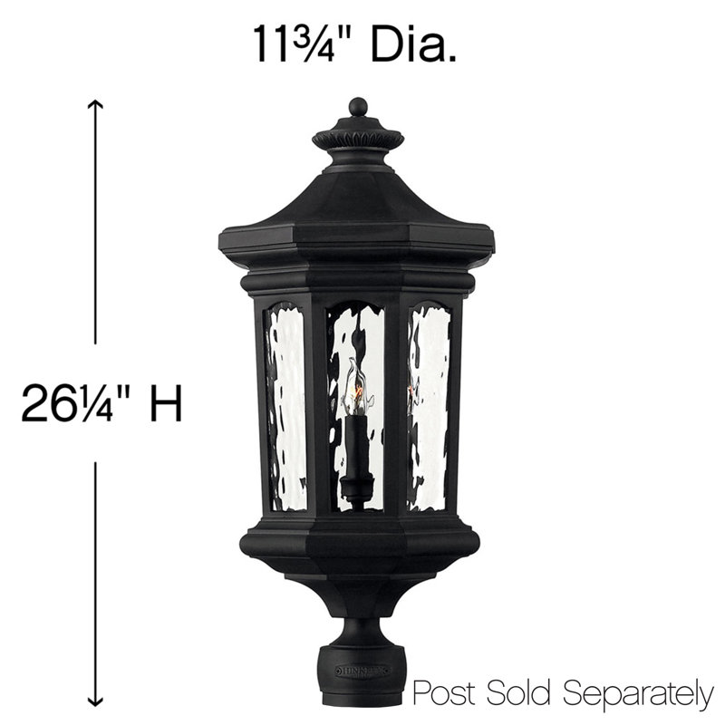 Raley 4-Light Lantern Head, Museum Black