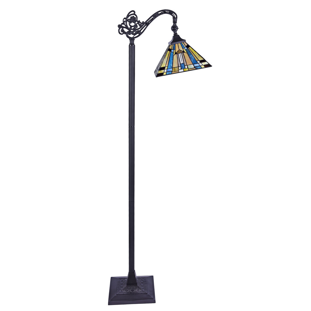 Woodcox 61.4'' Blackish Bronze Task Floor Lamp Astoria Grand