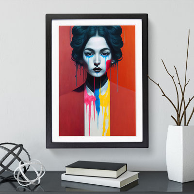 Painted Woman No.3 Abstract - Wall Art