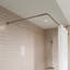 L-Shaped Telescopic Shower Curtain Rail, Adjustable 1400-2600mm-22862171